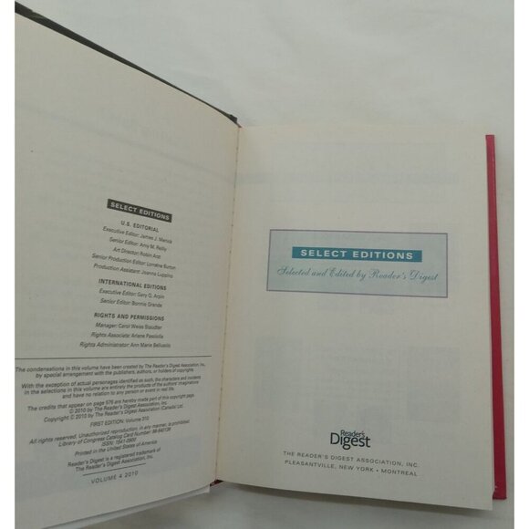 Readers Digest Condensed Books 2010 Hardcover w/ Dust Jacket - Near Mint - Picture 9 of 10